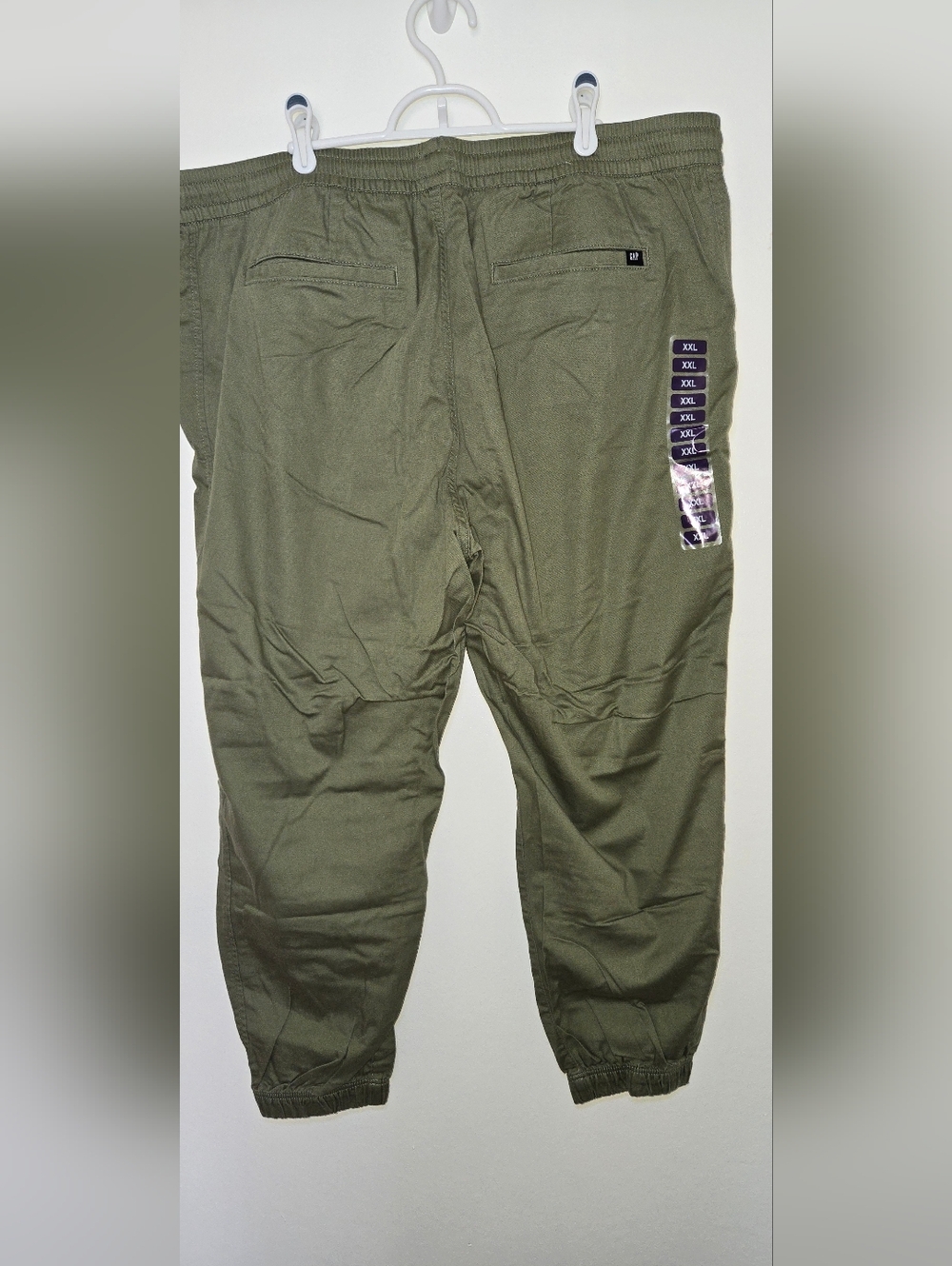 NWT Gap Drawstring Twill Joggee Pants Womens XXL  Army Greem Boho Utility - Picture 2 of 4
